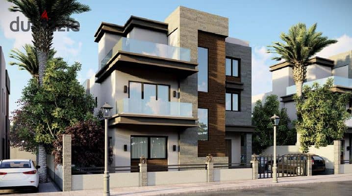 A luxurious villa with an elegant design in the heart of Taj City, with a down payment of 2 million and 700 thousand pounds!! 1