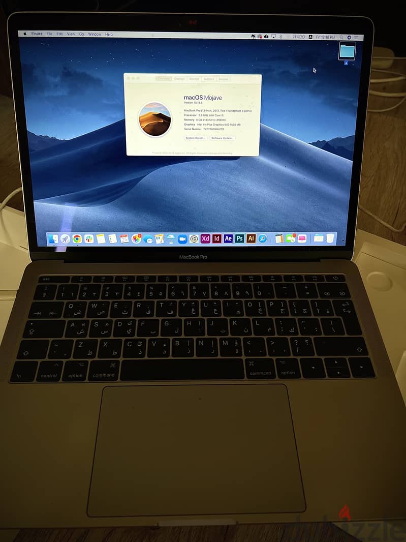 2017 Apple MacBook Pro with 2.3GHz Intel Core i5 (13-inch, 8GB RAM 1