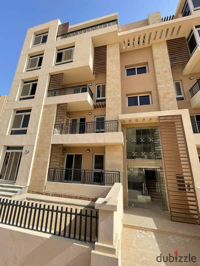 2 BRs apartment with garden for sale in the heart of New Cairo, with installment over 8 years. 9