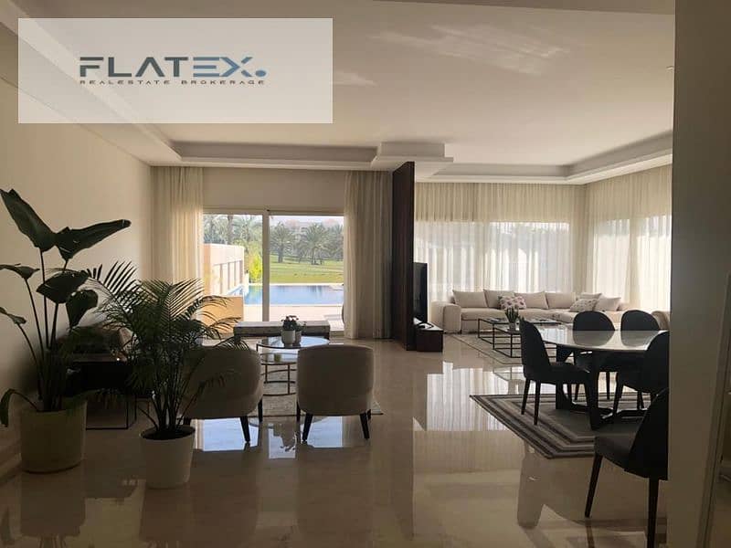 Distinctive fully furnished duplex with private pool for rent 1