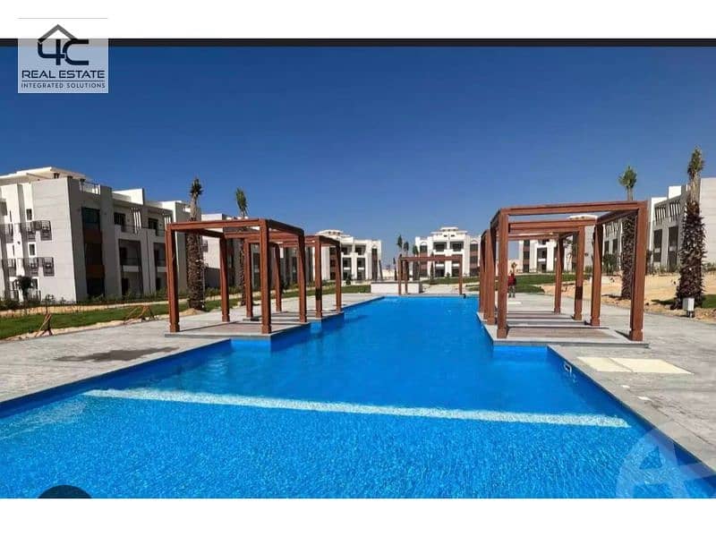 For sale in Gaia Al Ahly Sabbour North Coast Penthouse 82m with pool view and landscape Facing north 24