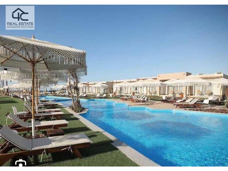 For sale in Gaia Al Ahly Sabbour North Coast Penthouse 82m with pool view and landscape Facing north 30