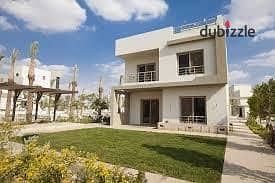 A fully finished villa with a private swimming pool in Grand Heights, Sheikh Zayed, ready for immediate occupancy. "