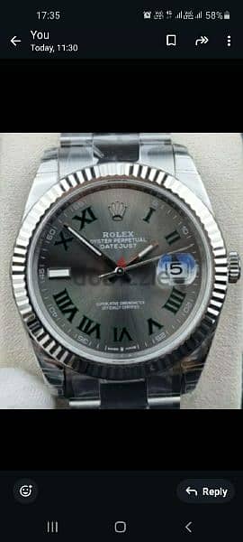 Rolex  date just mirror whatsapp 01142249766 2