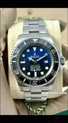 Rolex deep sea  bleu dweller mirror 0riginal 
sapphire crystal