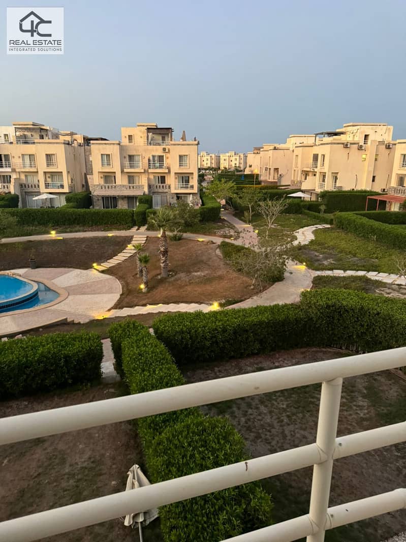 Amwaj Corner Chalet for sale 140 m with garden,The best location and the lowest cash price in the market with a private garage 4