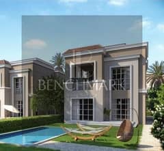 Standalone Villa 200m for sale at the first offering price in The Butterfly Compound Mostakbal City, New Cairo, a wall in a wall with Madinaty