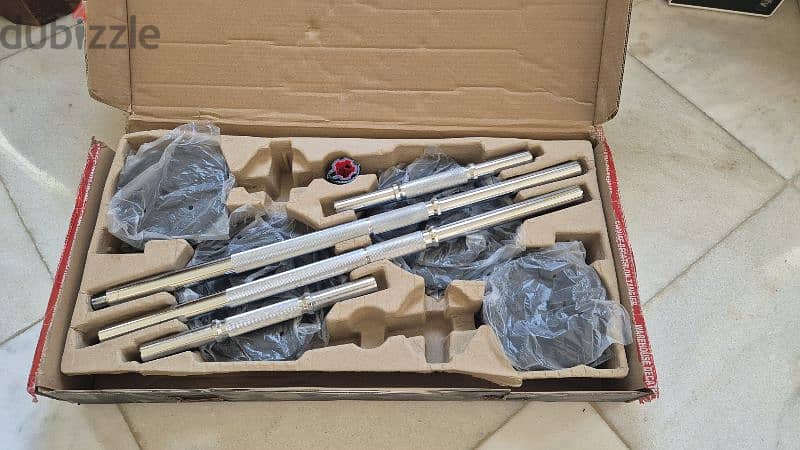 Dumbell Kit Bar 50KG - Decathlon - FULL SET - Great Condition 2