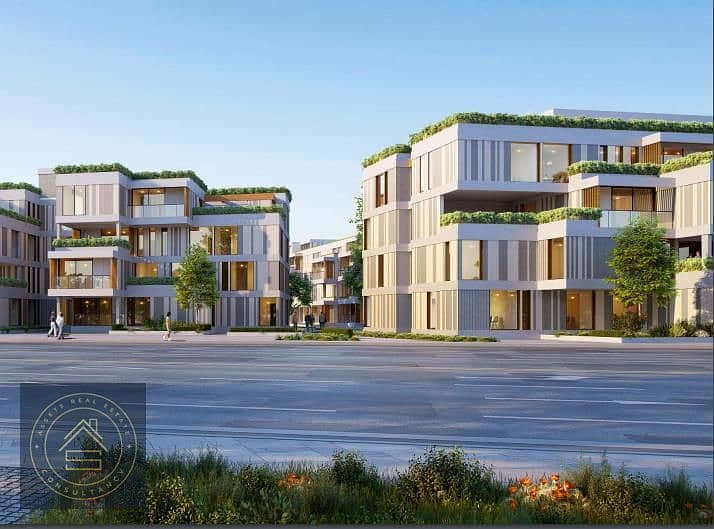 Lowest Price for three bedrooms apartment in VYE Sodic West with down payment 883k over 7 years plan , 10 minutes to Beverly Hills Shiekh Zayed 3