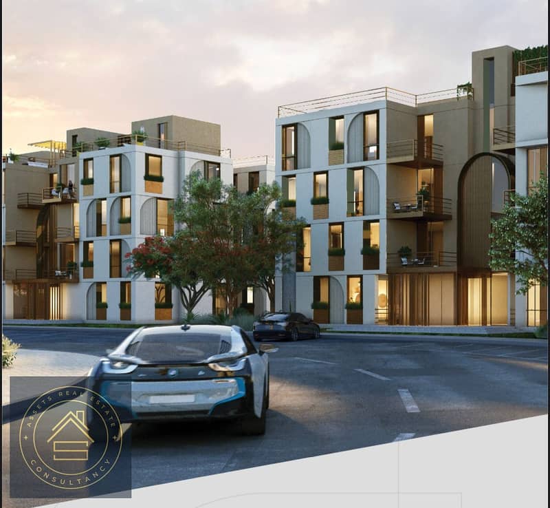 Lowest Price for three bedrooms apartment in VYE Sodic West with down payment 883k over 7 years plan , 10 minutes to Beverly Hills Shiekh Zayed 13