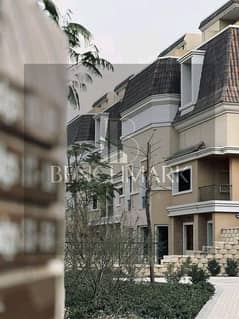 S-Villa 239m for sale at the first offering price in The Butterfly Compound Mostakbal City, New Cairo, a wall in a wall with Madinaty in installments