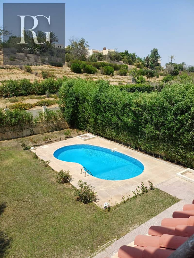 Fully furnished villa with pool for rent with a special price in Al Shorouk 2000 2