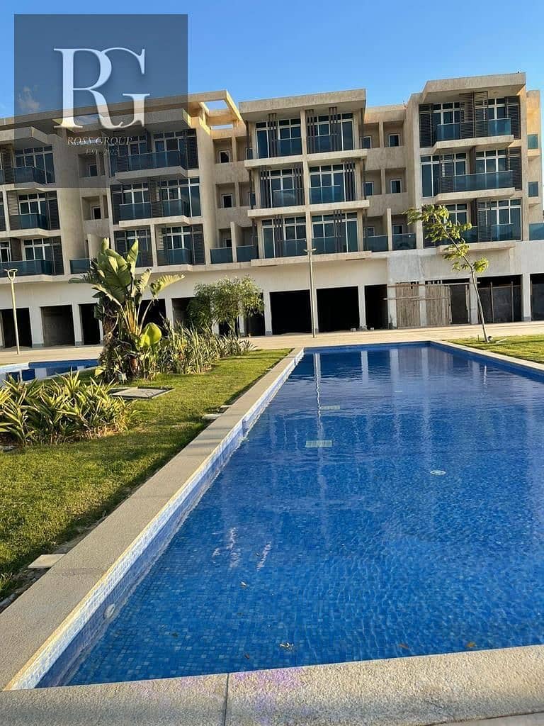 An apartment with a distinctive view of a clear sea landscape in an excellent location in New Zayed 3