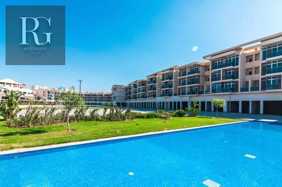 An apartment with a distinctive view of a clear sea landscape in an excellent location in New Zayed 9