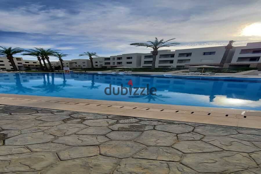 Pool view and Open view Chalet 100 SQM for sale in Azha Sokhna 1