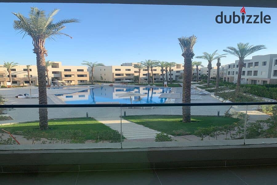 Pool view and Open view Chalet 100 SQM for sale in Azha Sokhna 4