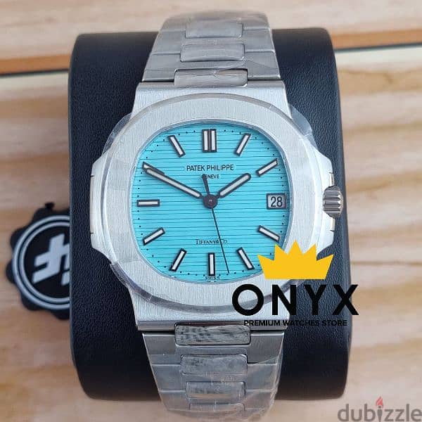 Patek Philippe Nautilus Tiffany Blue Dial 0