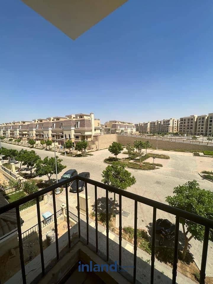 In front of Madinaty and Palm Hills, apartment for sale for 3,548,000 cash in New Cairo with Masr City, Sarai Compound 4