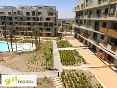 Apartment with garden Fully finished with ACs for sale ready to move in V - Residence