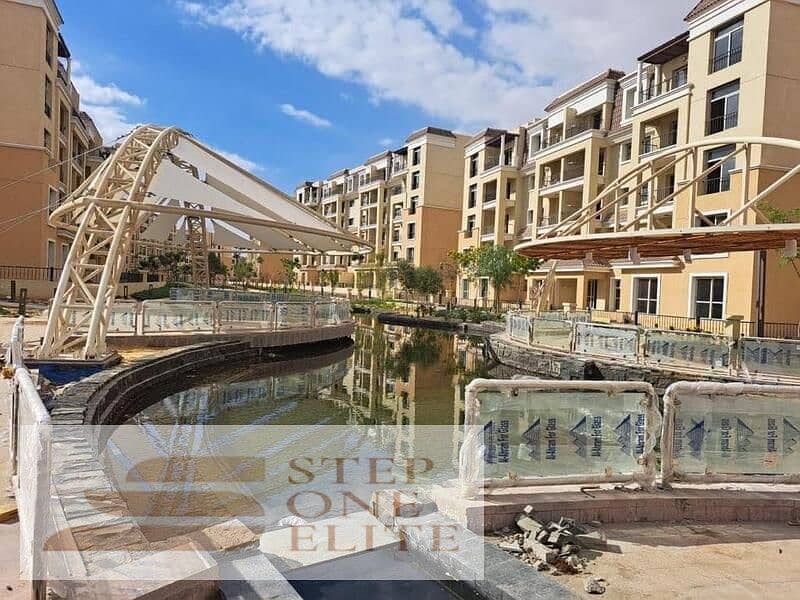 3-room apartment for sale in Saray New Cairo, with a down payment of 800 thousand 8