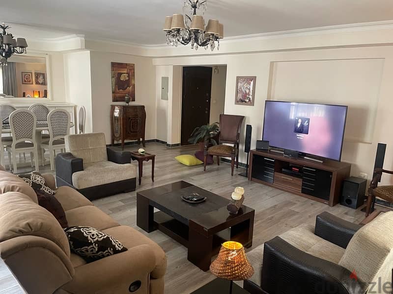 شقه مفروشه  اول سكن للإيجار  modern sunny apartment for rent 1