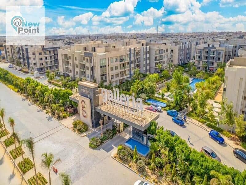 Receive a 123m2 two-bedroom apartment next to Palm Hills in the quietest area in New Cairo 2