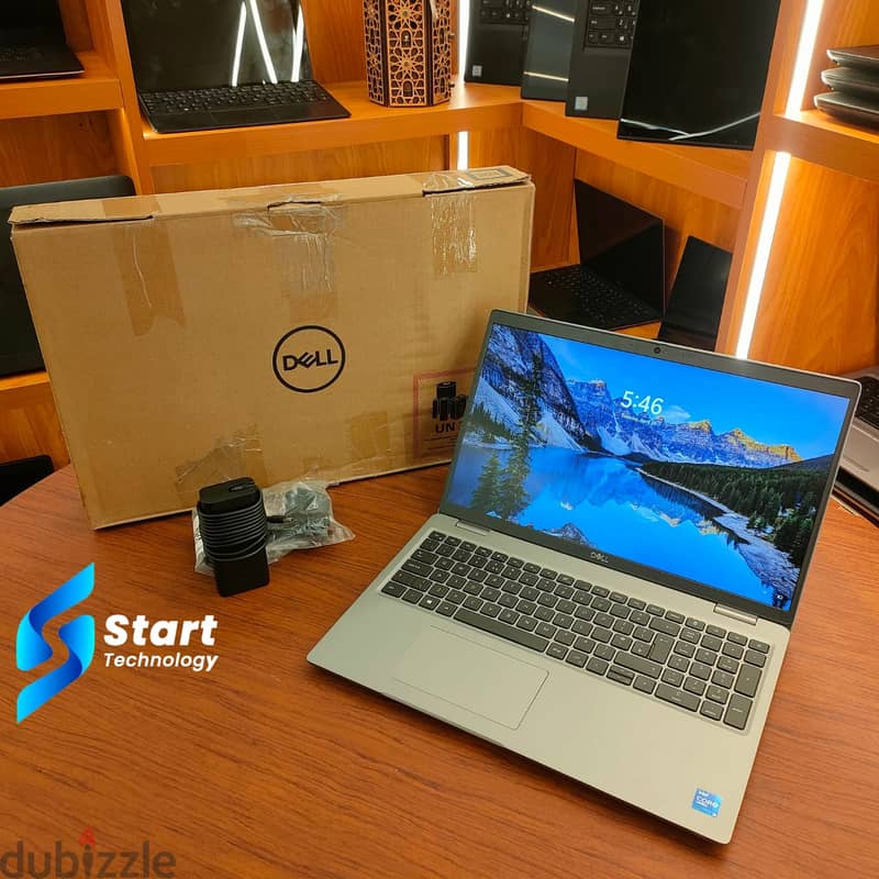 لابتوب جيل حادي عشر جديد لون فضي وزن خفيف Dell Ltitude 5520 5