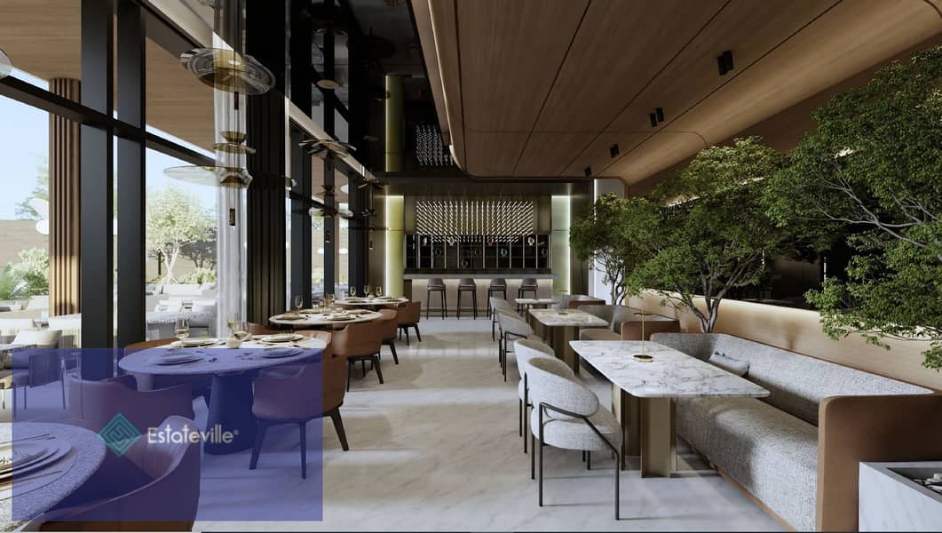 Ground floor restaurant with an outdoor area of ​​94 meters on Al Amal axis mu23, in installments over 6 years 8