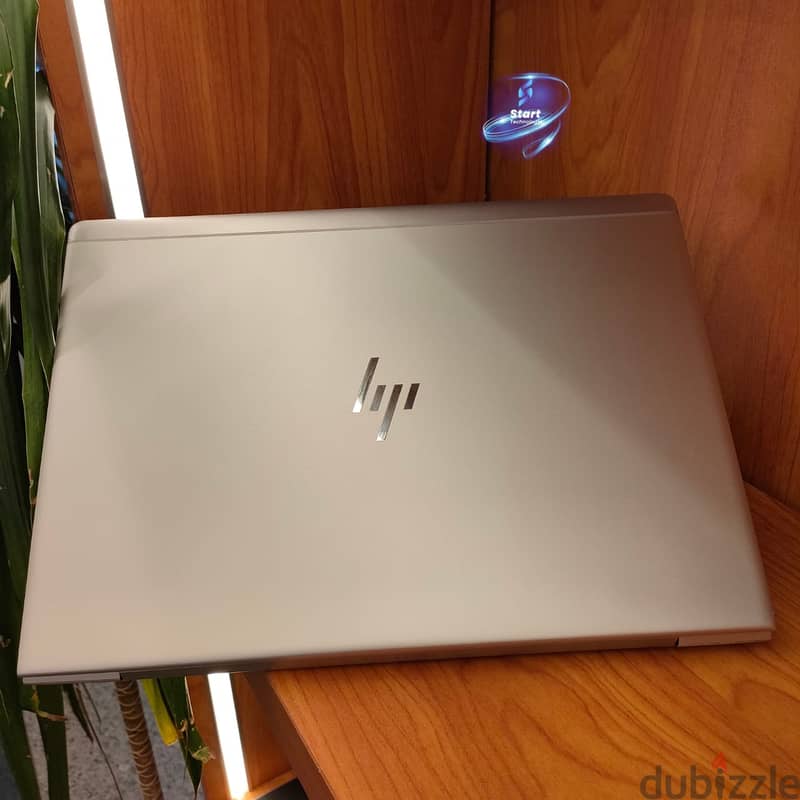 لابتوب بيزنس لون فضي للالعاب والفوتوشوب بوزن خفيف Hp EliteBook 745 G5 3