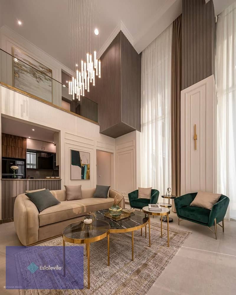 At the opening price, book a duplex in a garden with a 5% down payment, the second number of the northern 90th in front of the most powerful developme 4