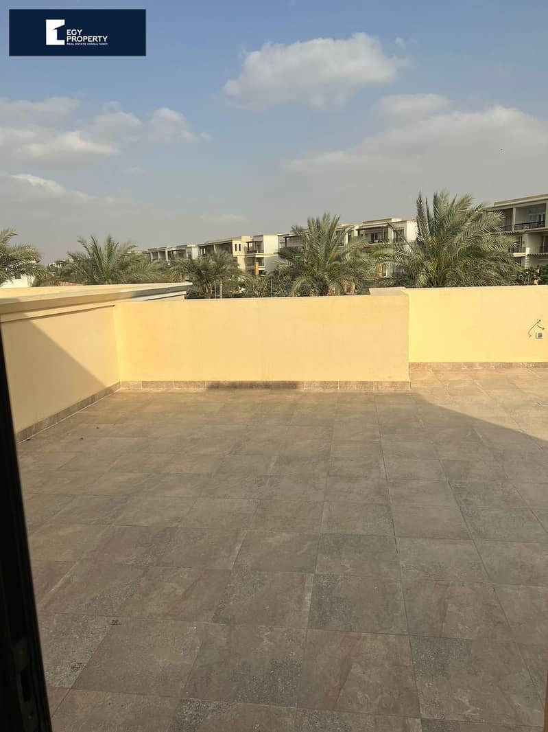 2 BRs Apartment Overlooking Golf in Uptown Cairo For Sale Fully Finished Very Prime Location Open View 1