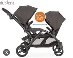 Optima double stroller