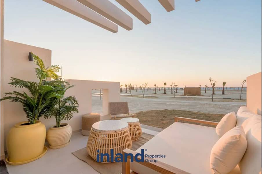 توين هاوس Twin house متشطب بالتكيفات للبيع في قريه دى باى الساحل الشمالى D_ BAY NORTH COAST بخصم 6 مليون عن سعر الشركه 6