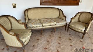 Salon Antique wood صالون مستعمل خشب زان انتيك