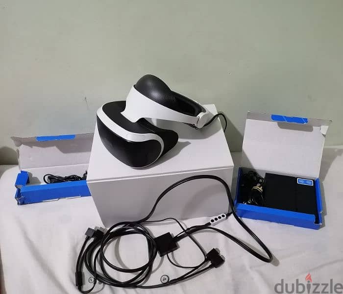 playstation VR+aimcontroller"Bravoteam"+3games(يمكن طلب كل قطعه منفصله 3