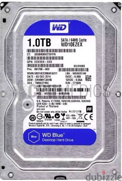 Hdd 1tb 7200rpm Like New 0