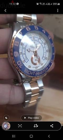 Rolex yachtmaster 2mirror 0riginal 
sapphire crystal 
stainless-steel