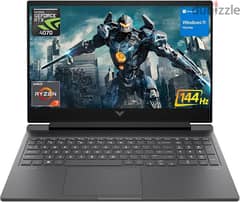 Hp Victus 16.1" Ryzen 7-8845HS NVIDIA RTX 4070 بسعر لقطة قطعة واحدة بس