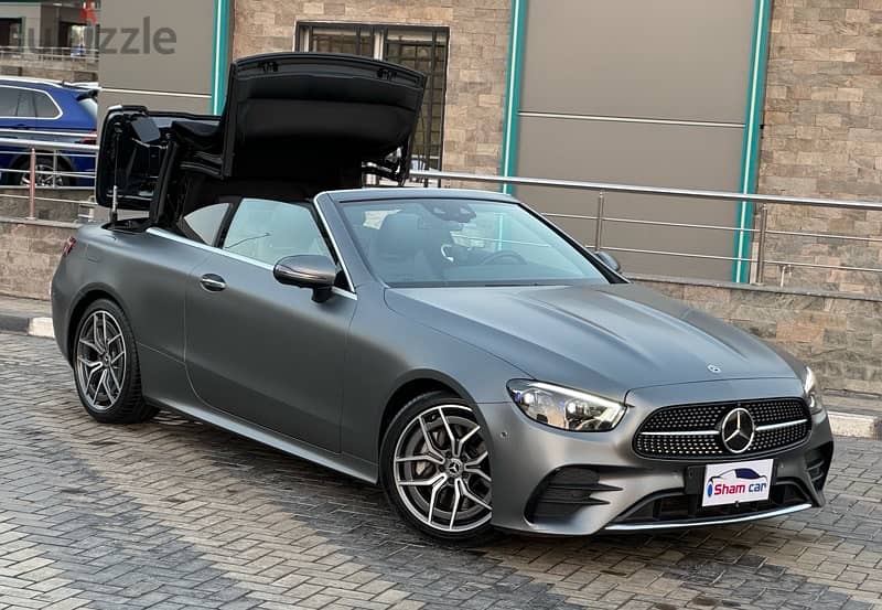 مرسيدس بنز اي 300 2021 Mercedes E300 AMG Cabriolet Fully loaded 1