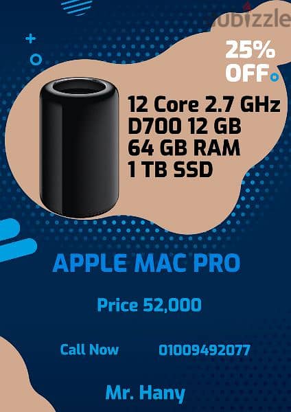 Apple Mac pro cylinder 2013 آبل ماك برو سيلندر 4