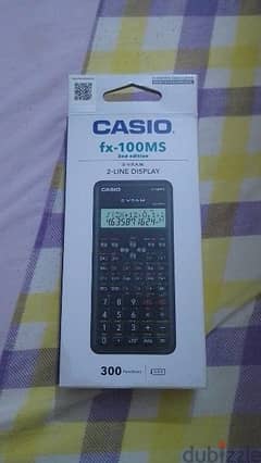 CASIO

fx-100MS 2nd edition

S-V. P. A. M. 2-LINE DISPLAY