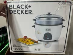 black and decker rice cooker 4,5 L