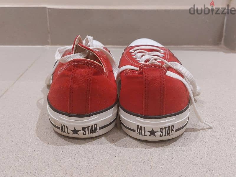 Red Converse Shoes (Size:44.5) 2