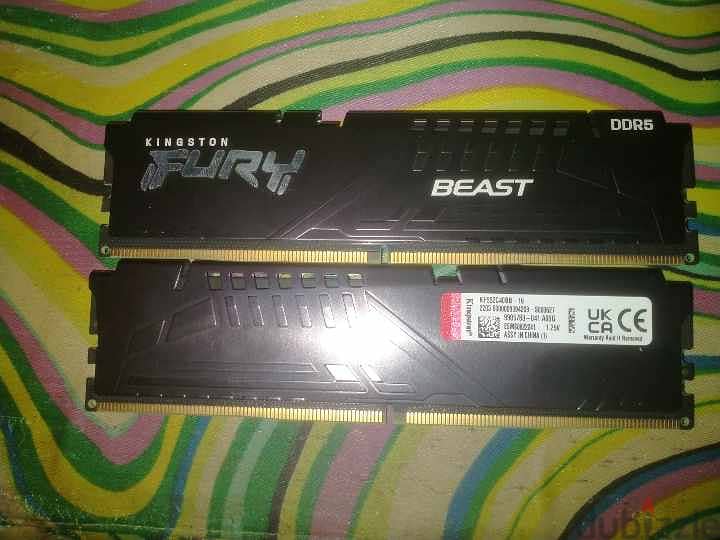 Kingston Fury Beast 32GB DDR5 5200MHz 1