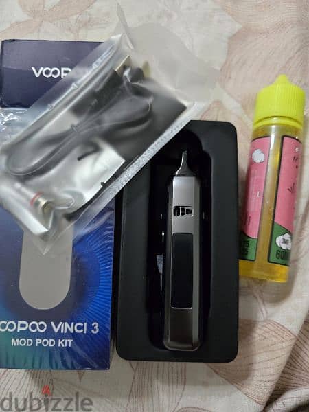 فيب جديد استعمل للتجربة فقط voopoo vinci3 vape 3