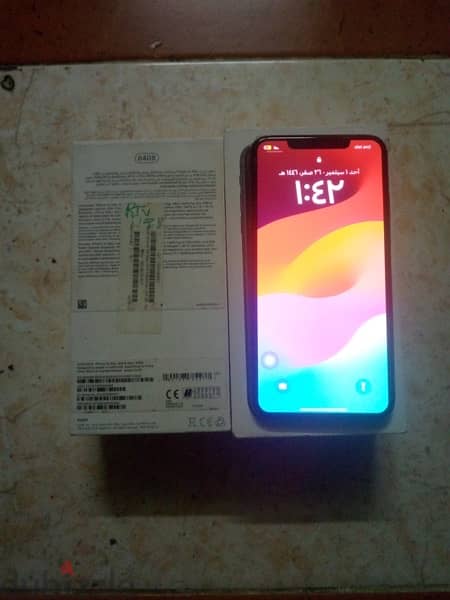 ايفون  xs max حاله نادره كان متشال استخدم بسيط جدا 0