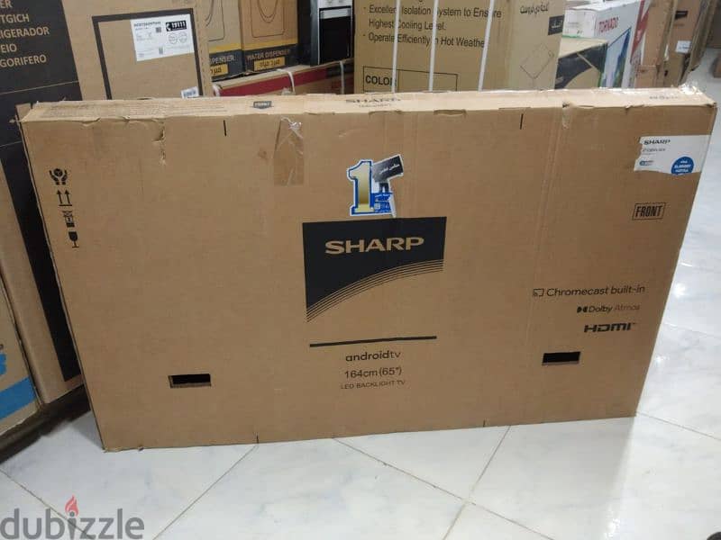 شاشة Sharp | شارب العربي 65 بوصه سمارت 4K فريم ليس جديده 0