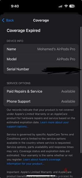 Airpods Pro from tradeline 5