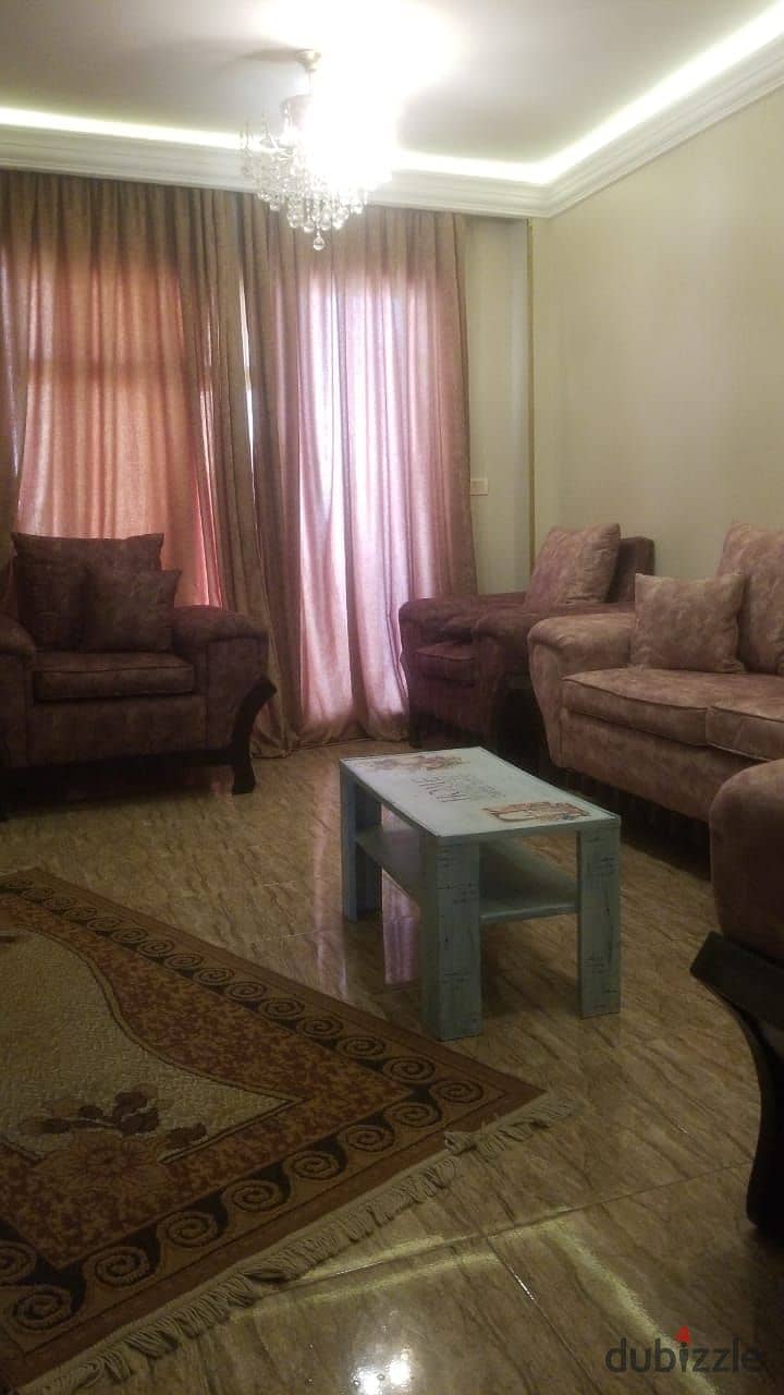 Furnished apartment for rent in Madinaty compound 6