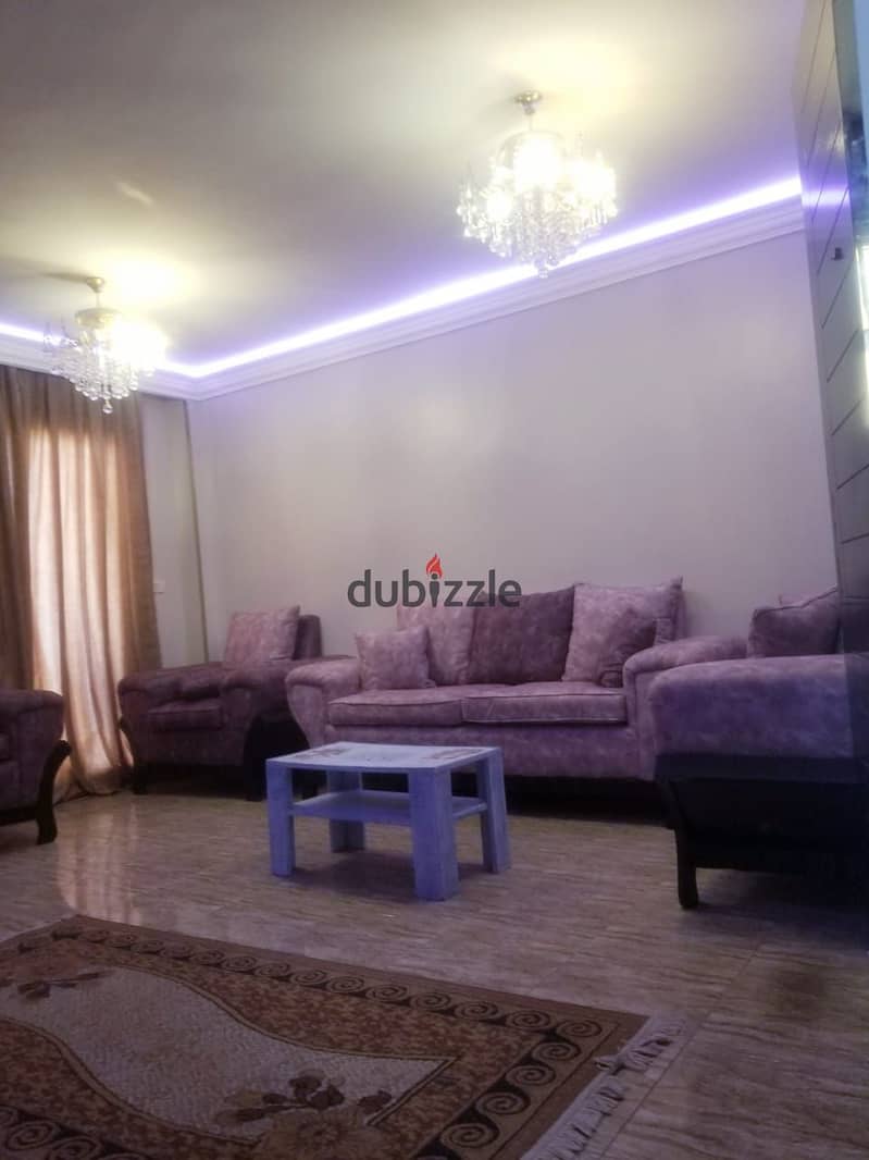 Furnished apartment for rent in Madinaty compound 12